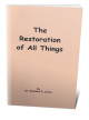 The Restoration of All Things cover image